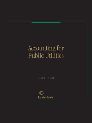 cover image of Accounting for Public Utilities